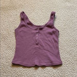 Women’s Wild Fable Purple Cropped Tank Top